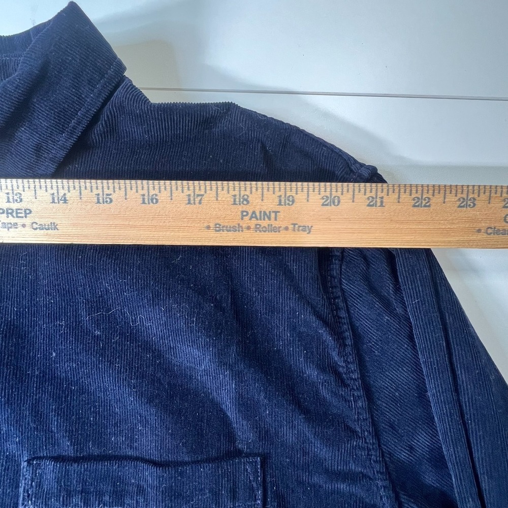 Alpine Design Cord Shirt Navy Size Men's XXL Outdoor Organic Cotton Corduroy 2XL - Picture 7 of 10